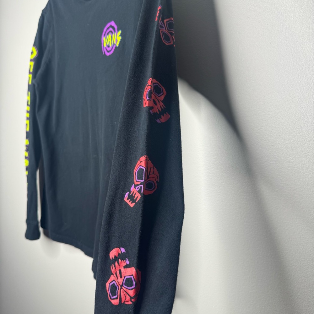 Vans Nightmare Before Christmas Oogie Boogie Glow Long Sleeve Tshirt Boys M - Picture 4 of 6